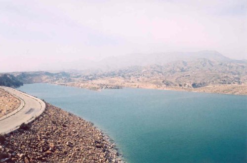 Foto Vista del embalse desde la margen derecha