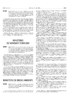 Resolución de 10 de julio de 2006, de la Secretaría General para el Territorio y la Biodiversidad